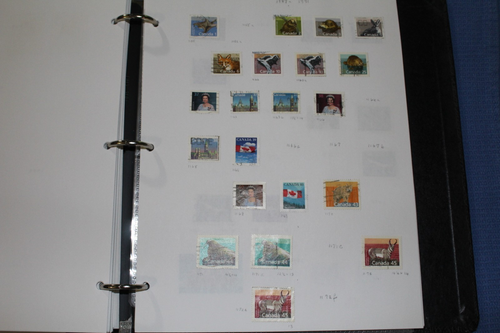 Páginas de carpeta de estampillas de Canadá a 1998 colección usada inc mejor BlueLakeStamps - Imagen 18 de 23