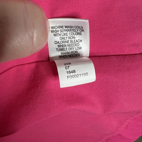 Isaac Mizrahi for Target Shirt Dress Womens Small Pink Sleeveless Button Front - Picture 6 of 10