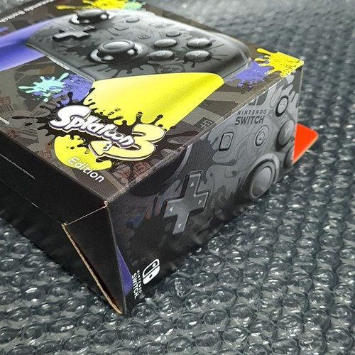 Pro Controller - Manette Splatoon 3 Edition Switch NINTENDO USA Official NEW - Photo 2/7