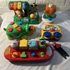 Lot Of Vintage Toddler Toys, V-Tech, Sesame St, Fisher Price, Little Tikes, Work