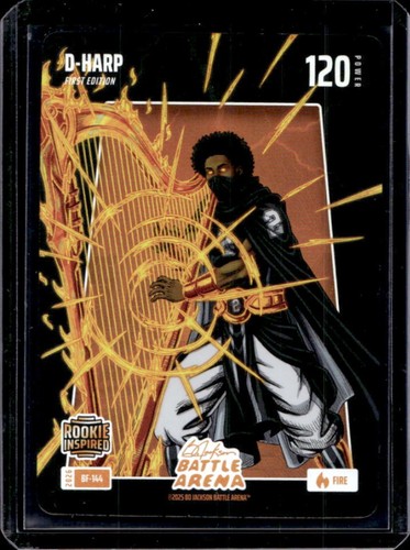 2025 Bo Jackson Battle Arena Dylan Harper D-Harp Fire Rookie RC #BF-144