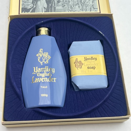 Yardley English Lavender Set – Vintage Puder & Seife – OVP 1970er/80er - Bild 2 von 5