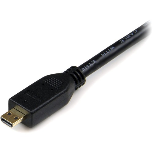 Cable HDMI de alta velocidad StarTech de 3 pies con Ethernet - HDMI a HDMI Micro - M/M - - Imagen 4 de 6