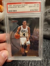 1997 Bowman's Best Chauncey Billups RC HOF PSA 10 Gem Mint #116