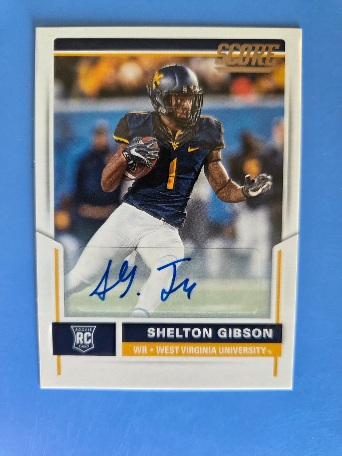 Shelton Gibson Panini Score #342 Autograph