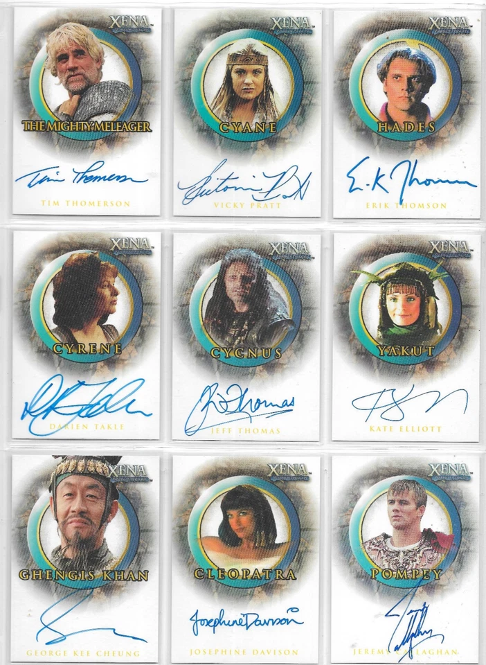 Xena : Warrior Princess -  Autograph & Costume Relic Card Selection NM - Image 3 of 3