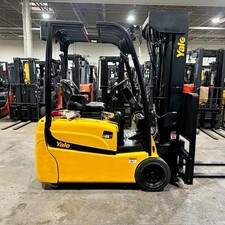 2022 Yale ERP040VT 4000lb Used Electric Forklift Quad Mast Sideshift 6161 Hours