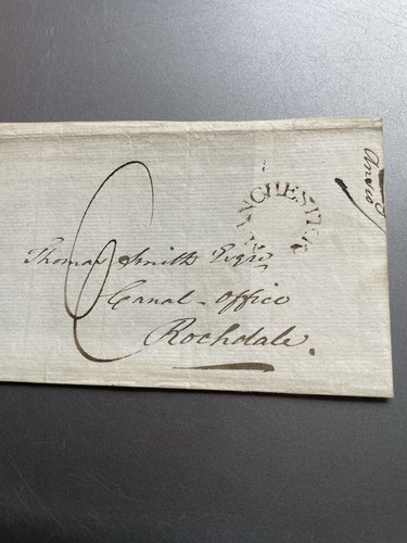 1794/5 Pre Stamp Items Different Size Manchester Horseshoe Postmarks - Picture 2 of 4
