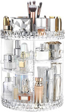 360 Rotating Makeup Organizer, Large Capacity Cosmetics Organizer for Perfume Ho