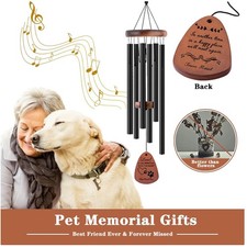 28" Pet Memorial Wind Chimes - Bereavement Gift for Pet Loss