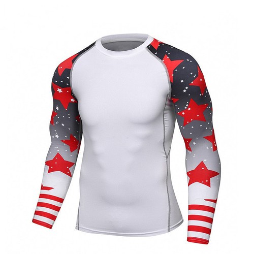 Men's compression jacket, running training top, fitness sweatshirt - Picture 4 of 13