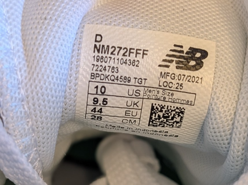 New Balance Numeric Villani 272 Franky Ghost grün & weiß Skateschuhe Herren 10 - Bild 6 von 12