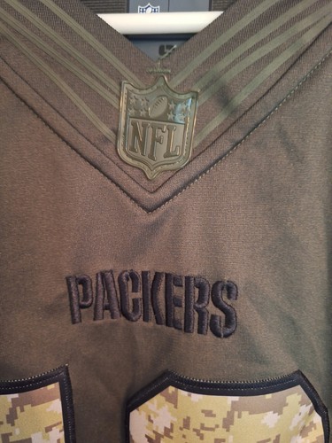 Aaron Rodgers #12 Nike Salute To Service Small Jersey - Picture 4 of 6