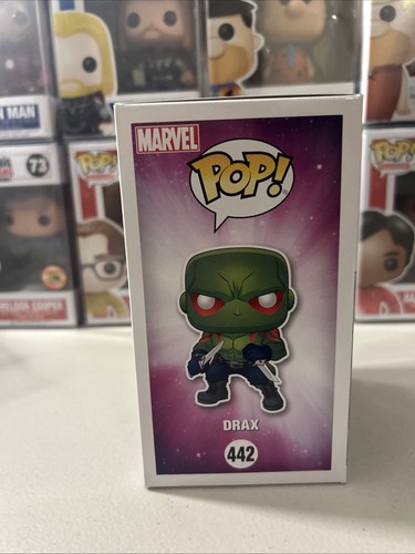 Funko Pop! Vinilo: Marvel - Drax - Funko (Exclusivo) #442 con Protector - Imagen 4 de 6
