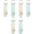 6 stücke Wandhalterung Tragbare Gemüseaufbewahrung Mesh Bag Multifunktionale