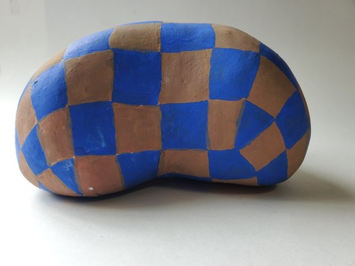Skulptur Stuck Gips Acryl Abstrakt Figurativ Herz Gudrun Freder - Picture 7 of 12