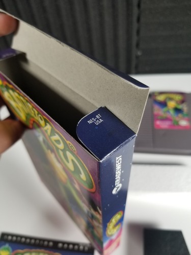 *COMO NUEVO* Battletoads Nintendo NES 1991 - CIB COMPLETO - *RARO* - Bonito - Probado - Imagen 23 de 24