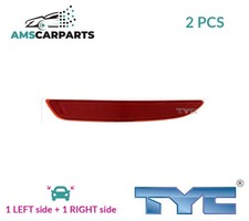 INDICATOR LIGHT BLINKER LAMP PAIR REAR 17-6080-00-9 TYC 2PCS NEW OE REPLACEMENT
