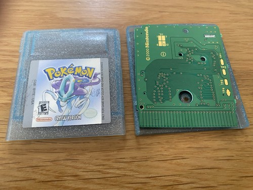 Pokémon Crystal Version (Game Boy Color, 2001) – Authentic – Dry Battery - Picture 3 of 6