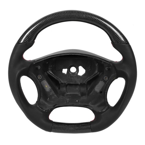 Carbon Fiber Steering Wheel Nappa Preforated Leather For ‑ E‑CLASS - Picture 7 of 12