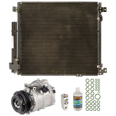 For Cadillac STS 2005-2009 AC Compressor w/ A/C Condenser & Repair Kit DAC