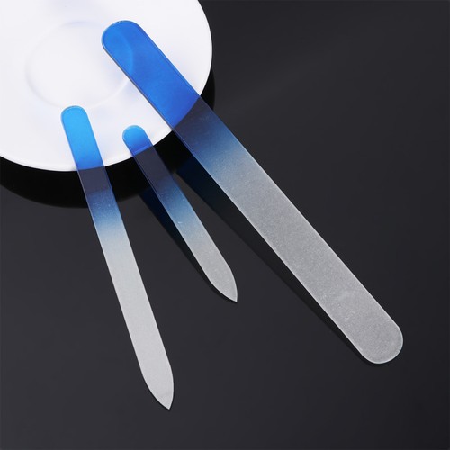 3 Pcs Manicure Tools Glass File Polisher Nail Files Sanding Block - Bild 5 von 11