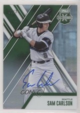 2017 Panini Elite Extra Edition Emerald Auto /25 Sam Carlson #55 Auto