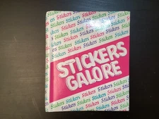 Vintage "Stickers Galore" Stickers Album with Stickers  1980s