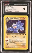 CGC 9 Dark Machamp 10/82 Holo Rare Team Rocket Mint Pokemon Card on eBay