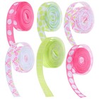 6pcs Sports Themed Tennis Ribbon 5 Yards Colorful Ribbons For Crafting And Sewin