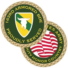 163rd Armored Brigade Challenge Coin