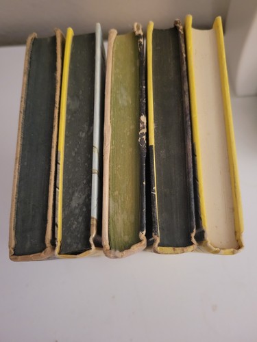 Vintage Lot 5 Nancy Drew Mystery Stories Hardcover Books Carolyn Keene MCM 1959 - Imagen 2 de 7