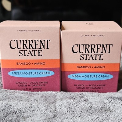 Current State Bamboo Amino Mega Moisture Cream 1.7 fl oz 50 ml Calming Restoring