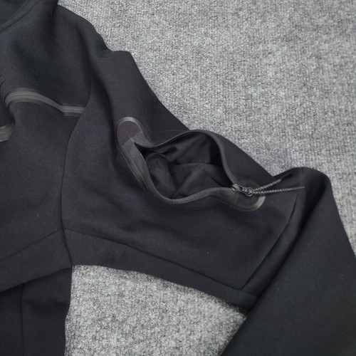 Nike Jacket Mens Extra Large Black Zip Tech Fleece Hoodie Sweatshirt XL - Picture 6 of 13