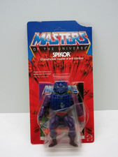 MOTU VINTAGE SPIKOR CLEAR Masters of the Universe MOC Sealed UNPUNCHED He-Man