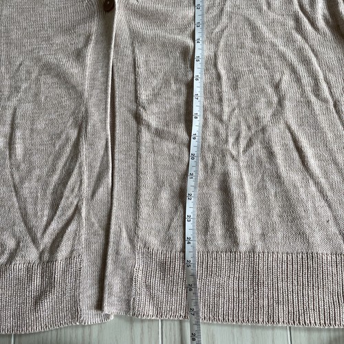 NWT PURE Jill Cardigan XL One Button Sweater Cameo Rose lightweight 3/4 sleeve - Picture 8 of 11