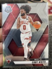 2024-25 Panini Mosaic Coby White #3 Base Chrome Bulls Mint 🔥🏀💎