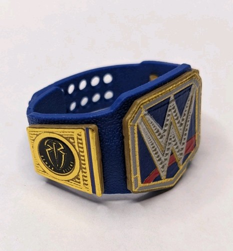 WWE Mattel Roman Reigns Blue Universal Championship Showdown Action Figure Belt - Picture 3 of 4