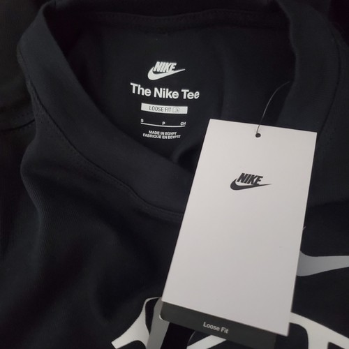 Nike Sportswear Classic Shirt Womens Small Black Style FQ6600-010 Casual Gym - Picture 9 of 10