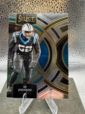 2023 Panini Select Football - DJ Johnson (RC) - Panthers - Card 143