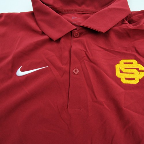 USC Trojans Nike Dri-Fit Polo Men's Crimson New - Picture 3 of 5