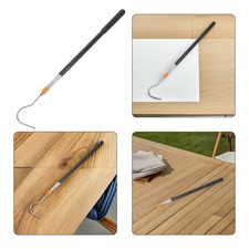  Ladder Attic Extension Pole Pull down Hook Adjustable Telescopic Support Rod