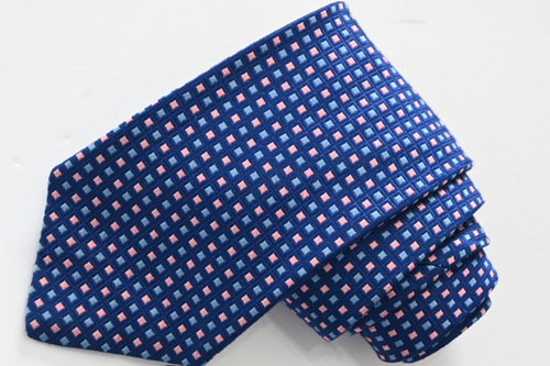 HARVIE & HUDSON BLUE SILK MEN'S Neck Tie W:3 3/4" BY L:58"