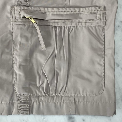 ZENERGY by CHICO'S Emma Jacket 2 Dark Dove Grey Windbreaker Collared Ruffle NWT - Picture 6 of 7