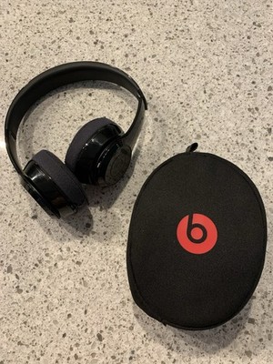 Beats Solo3 Wireless On-Ear Headphones Black Model A1796 ONLY - Tested