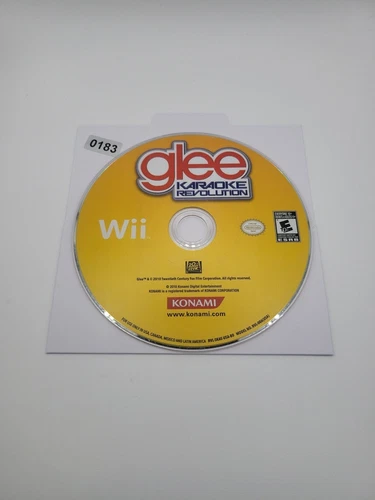 Karaoke Revolution: Glee (Nintendo Wii, 2011) DISC ONLY NO TRACKING!