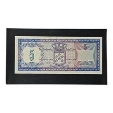 Netherlands Antilles 5 Gulden Bannote 1.6.1984, P-15b UNC (Lot #1413)