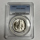 1945-S PCGS MS64 50C Bright White Walking Liberty Half Dollar #247