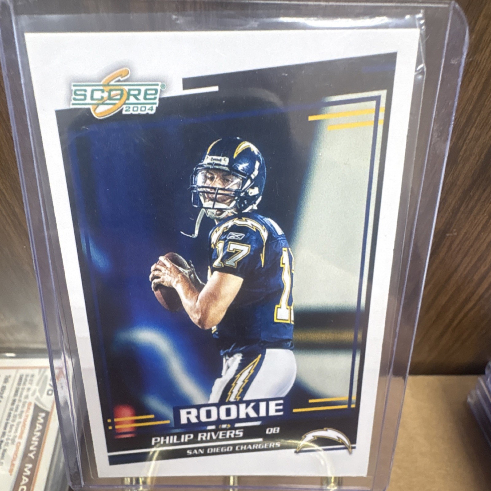 Score 2004 Rookie Philip Rivers #374 San Diego Chargers Football