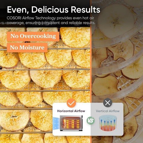 Idea de regalo: deshidratador de 6 bandejas de acero inoxidable - Imagen 4 de 10